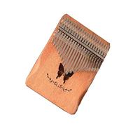 kalimba profesional Piano de dos dedos de color madera, piano de pulgar, piano de dedo kalimba de 17 tonos