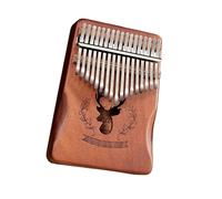 kalimba profesional Piano de pulgar 17 tonos caoba acacia kalimba instrumento musical (Color : 2)
