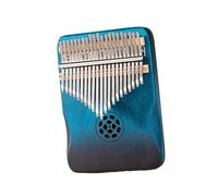 kalimba profesional Piano de pulgar azul degradado piano de dedo de 17 tonos instrumento musical pequeño kalimba piano de pulgar para principiantes