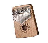 kalimba profesional Piano de pulgar cromático de 17 tonos Kalimba piano de dedo para principiantes color de registro de flores portátil