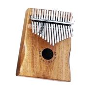 kalimba profesional Piano de pulgar cromático disponible instrumento de Piano de pulgar para principiantes profesional portátil de madera maciza de Acacia 17 teclas