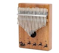 kalimba profesional Piano de pulgar de palisandro 21 teclas instrumento bonito para principiantes instrumento profesional portátil piano de pulgar cromático (Color : 21-tone blossom)