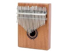 kalimba profesional Piano de pulgar de palisandro 21 teclas instrumento bonito para principiantes instrumento profesional portátil piano de pulgar cromático (Color : 21 tone blossom)