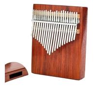 kalimba profesional Piano de pulgar de palisandro 21 teclas instrumento bonito para principiantes instrumento profesional portátil piano de pulgar cromático (Color : 21-tone safflower)