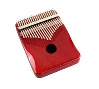 kalimba profesional Piano de pulgar de tecla fina tipo caja kalimba rojo de 21 tonos piano de dedo de instrumento portátil para principiantes