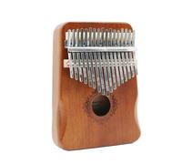 kalimba profesional Piano de pulgar Kalimba cromático de 17 teclas instrumento bonito portátil profesional para principiantes (Color : 3/4)