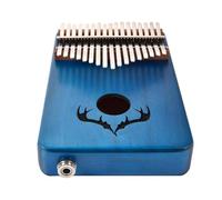 kalimba profesional Piano de pulgar Kalimba de 17 teclas con bolsa sintonizador de 17 teclas amarillo/marrón/azul para principiantes (Color : 3)