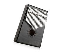 kalimba profesional Piano de pulgar kalimba de arce con patrón de tigre negro piano de dedo de 17 tonos instrumento musical portátil