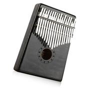 kalimba profesional Piano de pulgar kalimba de arce con patrón de tigre negro piano de dedo kalimba de 17 tonos instrumento musical portátil para principiantes