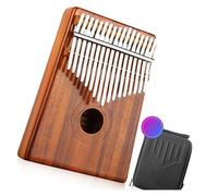 kalimba profesional Piano de pulgar kalimba de color madera de Acacia, instrumento musical portátil de 17 tonos, piano de dedo