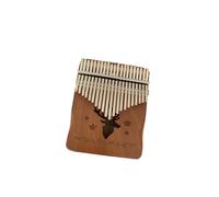 kalimba profesional Piano de pulgar kalimba lindo instrumento musical profesional cromático protegido a mano de 17 tonos para principiantes
