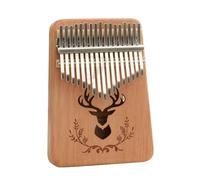 Kalimba Profesional Piano De Pulgar Kalimba Para Principiantes Piano Portátil De 17 Tonos Con Núcleo De Flor De Melocotón Instrumento De Piano Para Dedo(Wood)
