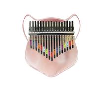 kalimba profesional Piano kalimba de pulgar acrílico de 17 tonos portátil y fácil de aprender para principiantes piano de dedo kalimba colorido