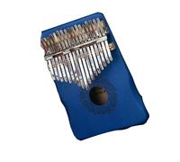 kalimba profesional Protector de mano azul zafiro escala cromática piano de pulgar de 17 tonos Kalimba Kalimba piano de dedo portátil para principiantes