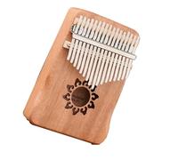 kalimba profesional Protector de mano color madera escala cromática 17 tonos pulgar piano Kalimba Kalimba principiantes dedo piano portátil