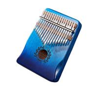 kalimba profesional Protector de mano gradiente azul caoba kalimba dedo piano brillante pulgar piano instrumento musical portátil kalimba 17 tonos