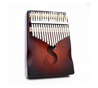 kalimba profesional Sólido melocotón flor corazón amor instrumento cromático pulgar Piano profesional portátil principiante pulgar Piano sonido C (Color : 8)