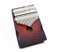 kalimba profesional Sólido melocotón flor corazón amor instrumento cromático pulgar Piano profesional portátil principiante pulgar Piano sonido C (Color : 3/4)