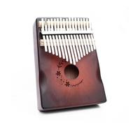 kalimba Sólido melocotón flor corazón amor instrumento cromático pulgar Piano profesional portátil principiante pulgar Piano sonido C (Color : 6)