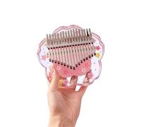Kalimba - Teclado Kalimba Profesional De 17 Teclas Instrumento Musical Acrílico Patrón Transparente(17 C)