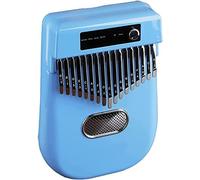 Kalimba Thumb Qin,Thumb Piano, Electronic Kalimba Thumb Piano 17 Keys - Kalimba/Piano/Guitar/Electric Guitar Four Mode Switching - Built-In Bluetooth Speaker - Accompaniment Function,Blu,Passion3