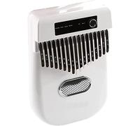 Kalimba Thumb Qin,Thumb Piano, Electronic Kalimba Thumb Piano 17 Keys - Kalimba/Piano/Guitar/Electric Guitar Four Mode Switching - Built-In Bluetooth Speaker - Accompaniment Function,blanco,Passi