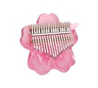 Kalimbas Kalimba Acrílico Transparente 17/21 Teclas Portátil Mini Pulgar Piano Teclado Musical Principiante Calimba Regalos(17 keys)