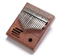 Kalimbas Kalimba De Caoba Con Accesorios Mini Piano De Dedo Portátil Calimba Para Principiantes 17 Teclas(Brown)