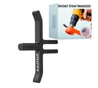 Kalinar Accesorio de Correa de Amarre para Taladro, Herramienta de Rodillo de Correa de trinquete para Taladro, Rodillo de Correa de Carga