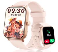 KALINCO Reloj Inteligente Mujer Hombre con Alexa, Smartwatch Llamadas y Whatsapp/Estrés/Ritmo Cardíaco/Oxígeno Sanguíneo/100 Deportes/Sueño, 5ATM Impermeable Regalo iOS Android