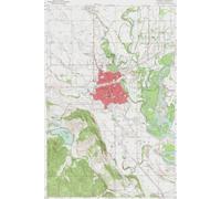 Kalispell Montana Map Journal: Vintage Map Notebook