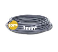 Kalitec 10 metros H05V-K 1 mm² gris cable flexible PVC cable individual 1 mm² cableado hostil alambre ignífugo