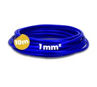 Kalitec 10m H05V-K 1 mm² Azul Cable de Cableado Flexible PVC Single Core | Litze de un solo alambre para cuadros eléctricos y automatización. Hilos de cobre fino clase 5 con certificación HAR.