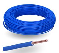 Kalitec Cable de un Solo Conductor H07V-U 1,5 mm², 10 m - Color Azul