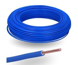 Kalitec Cable de un Solo Conductor H07V-U 1,5 mm², 10 m - Color Azul