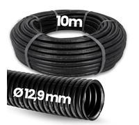 Kalitec - Tubo Corrugado Cerrado NW 13 (10 m, Sin Ranuras, Protector de Martas, Vacío, Protección de Cable, AD 15,8 mm, ID 12,9 mm)
