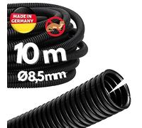 Kalitec - Tubo Corrugado Ranurado NW 8,5 I (10 m), Manguera Abierta, Protector de Martas, Vacío, Protección de Cable AD 11,6 mm, ID 8,5 mm