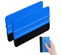 KALIWA - Juego de 2 raspadores de plástico para Pegatinas, película de Vinilo Suave, Herramienta de teñido, raspador de Fieltro Suave (2 Piezas)