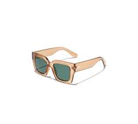 Kalk - Gafas de Sol Audrey Trans Amber/Green Cómodas, Prácticas y a la Moda para Mujer