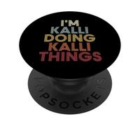 Kalli Name Kalli Personalized Name First Given PopSockets PopGrip Adhesivo