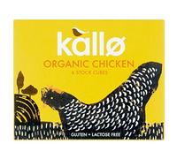 Kallo Organic Free Range Chicken Stock Cubes (6x11g) - Pack of 2
