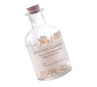 KALLORY 1 Cerillas Embotelladas Mini Cerillas De Cerámica Porta De Vidrio Golpe En La Botella Para En Frasco Vidrio Mini Frasco Regalos