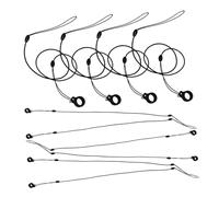 KALLORY 10 Uds Bolígrafo De Firma Cordón Elástico Cuerdas De Repuesto Para Bolígrafo Portalápices Para Cordón Cuerda Elástica Cuerdas Elásticas Cordones Bolígrafos Perdidos