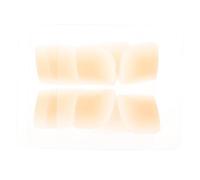 KALLORY 12 Parches de Silicona Beige para Entrenamiento de Orejas Forma en V, Adhesivos Invisibles Cómodos para Levantamiento y Corrección de Contornos Auditivos