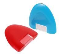 KALLORY 2 Tizas Triangulares de Plástico Ergonómicas para Costura, Cómodas de Sostener Rebabas, Paquete de 2 Unidades para Marcar Telas Precisión