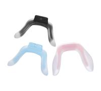 KALLORY 3 Almohadillas Nasales de Silicona Cómodas para Gafas Montura de Plástico, Soporte Nasal Suave que Reduce la Presión Nariz, Pack de 3 Unidades para Gafas de Sol y Monturas Ópticas