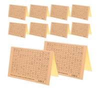 KALLORY 30 Pegatinas de Presupuesto para Huchas Infantiles de Papel Fuerte Adhesión, Herramienta Didáctica Adecuada para Escuelas y Oficinas