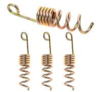 KALLORY 4 Piezas Accesorios para Maniquí Brazo Gancho de Resorte y Tornillos de Ajuste en Acero Inoxidable Dorado para Exhibición de Ropa en Tienda