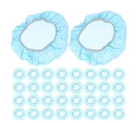 KALLORY 50 Piezas Cubierta Protectora para Detector de Alarma contra Incendios Transparente Resistente Antipolvo para Cocina y Renovación Reemplazo Rápido para Sensores de Humo Hogar