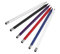 KALLORY 6 Lápices Ópticos Diseño Tipo Lápiz para Pantallas Táctiles Plástico Resistente, para Smartphones y Tablets en Dibujo y Apuntes